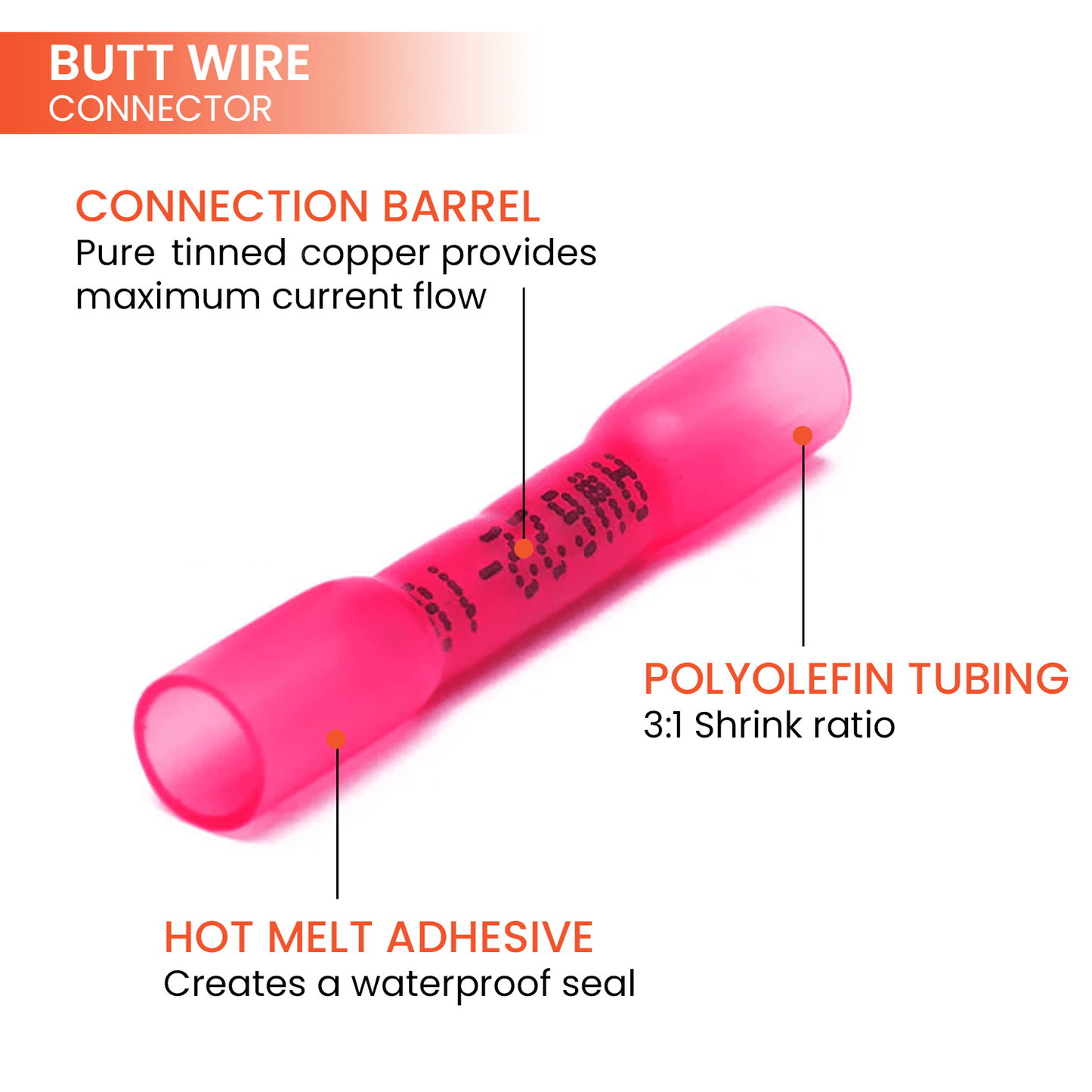 Heat Shrink Butt Connector Kit - SolderStick