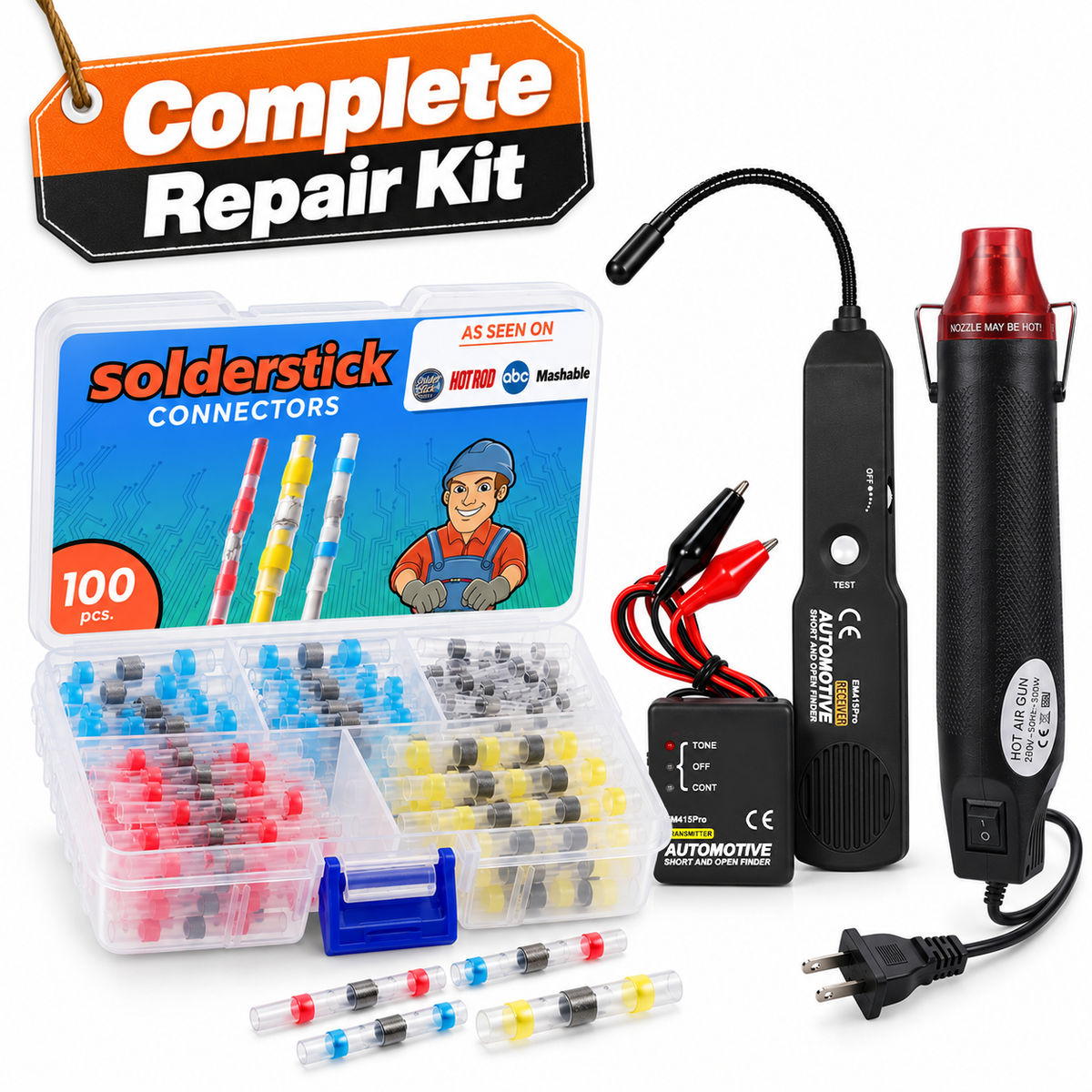 Complete Automotive Wire Repair Kit