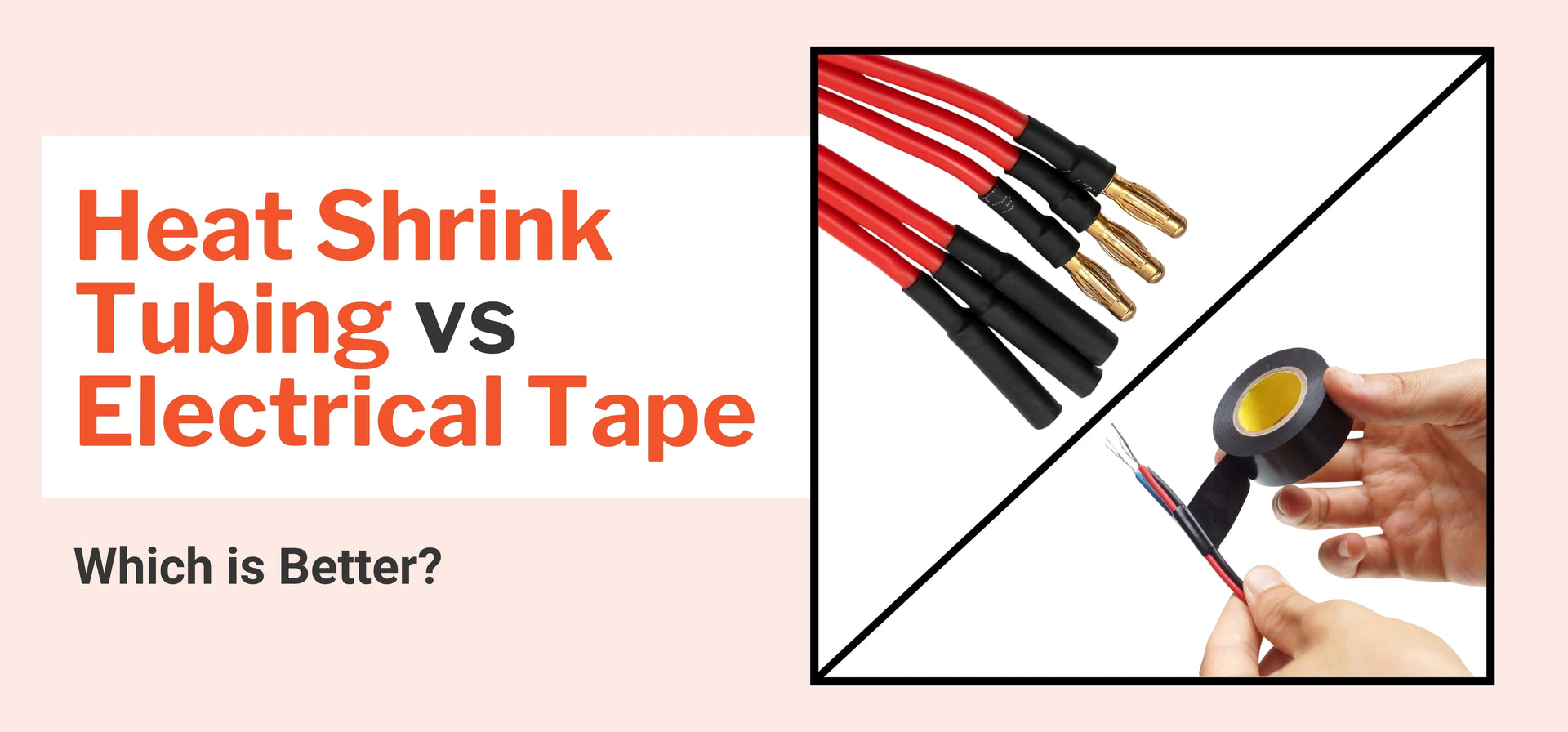 When to use electrical tape vs heat shrink tubing
