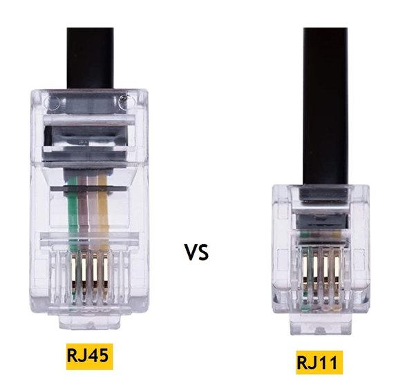 Diferences Between RJ45 and RJ11 Connectors – SolderStick