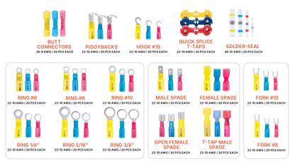 SolderStick MasterPro System™ (540pcs Heat-Shrink Connectors)