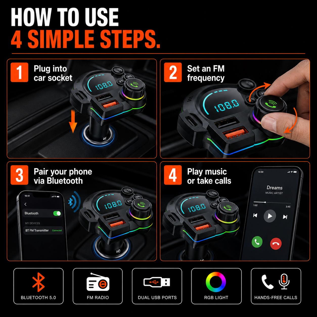 SolderStick DashTune FM Transmitter