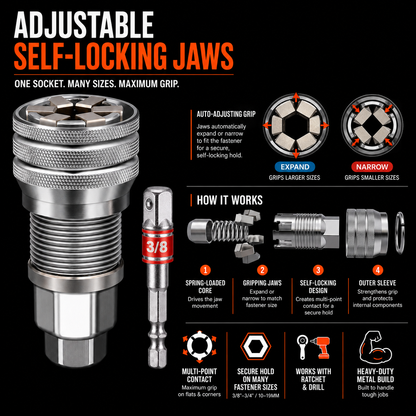 Universal Socket Wrench Tool