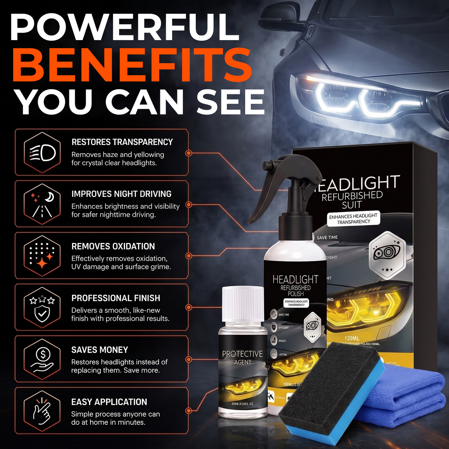 SolderStick Headlight Restore Kit