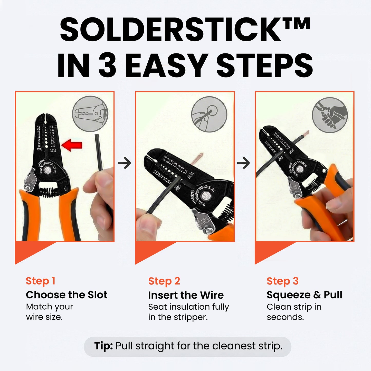 Precision Wire Stripper ( 22-10AWG)