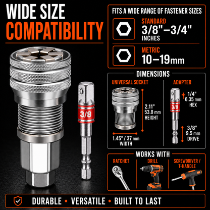 Universal Socket Wrench Tool