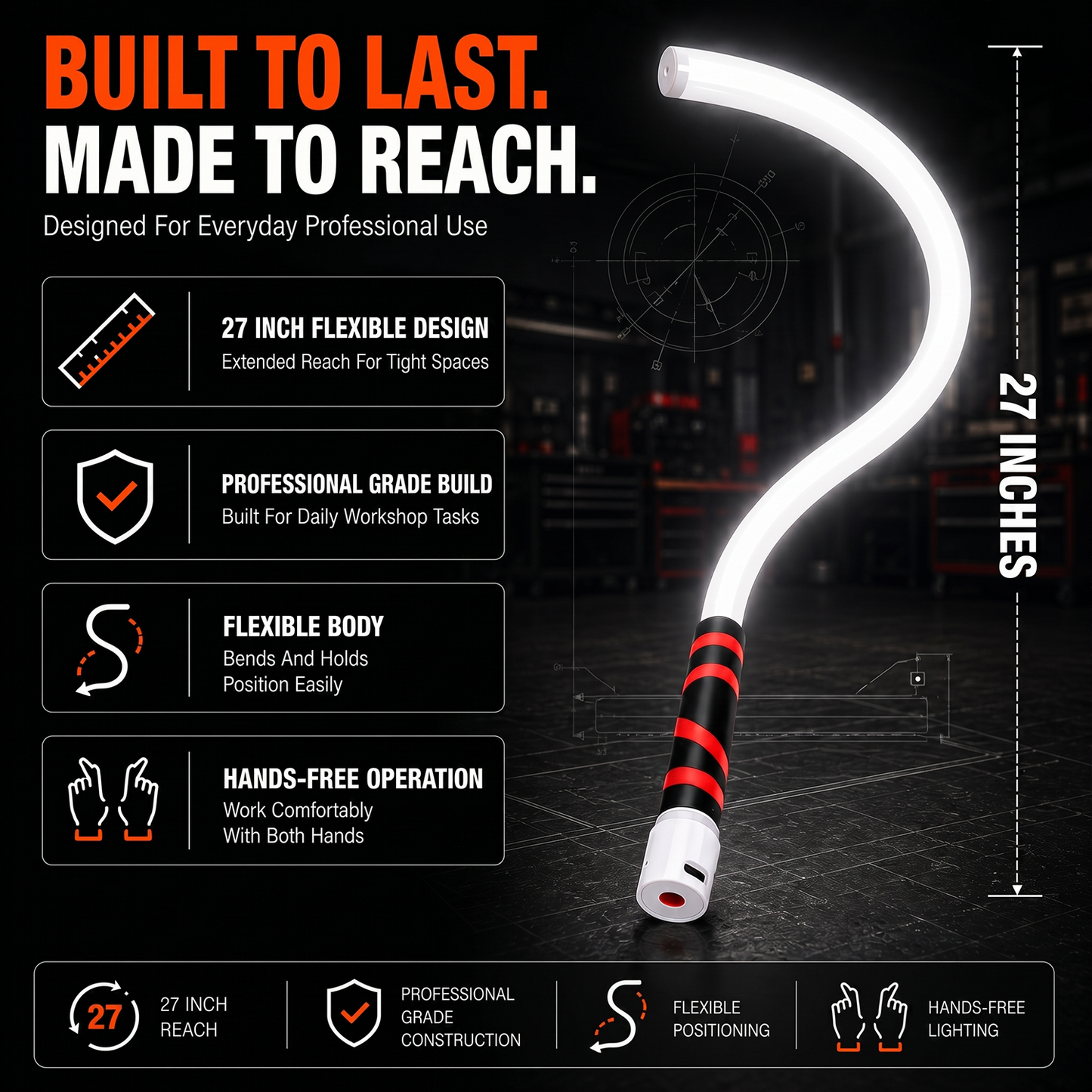 FlexBeam™ Flexible Work Light