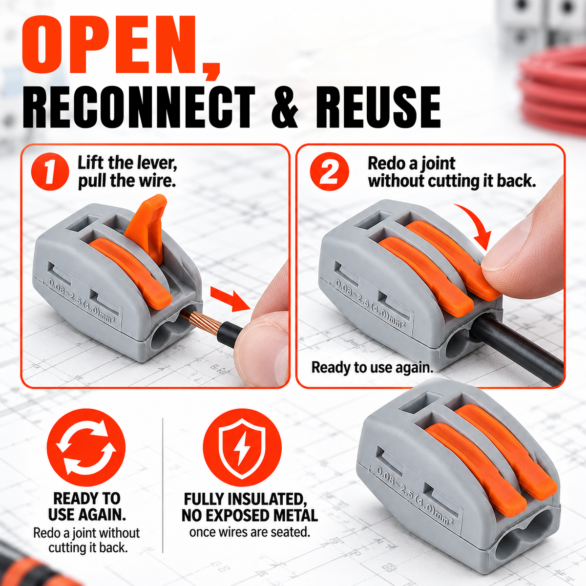 Terminal Block Quick Wire Connector