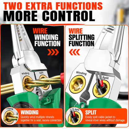 8-in-1 Smart Wire Stripper & Voltage Tester