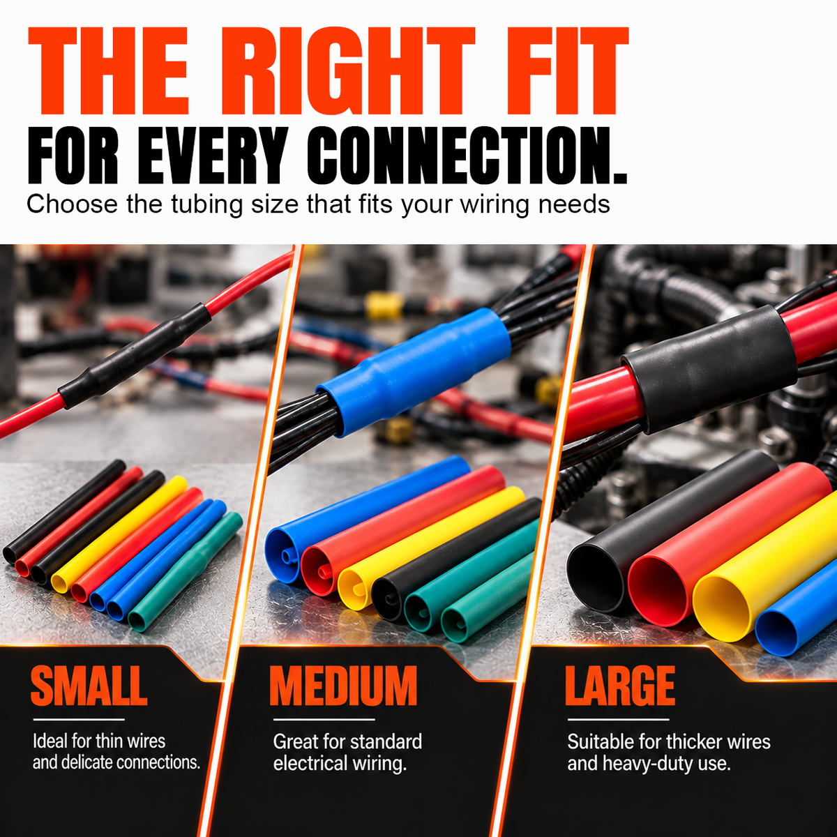 Heat Shrink Tubing (Color-Coded)