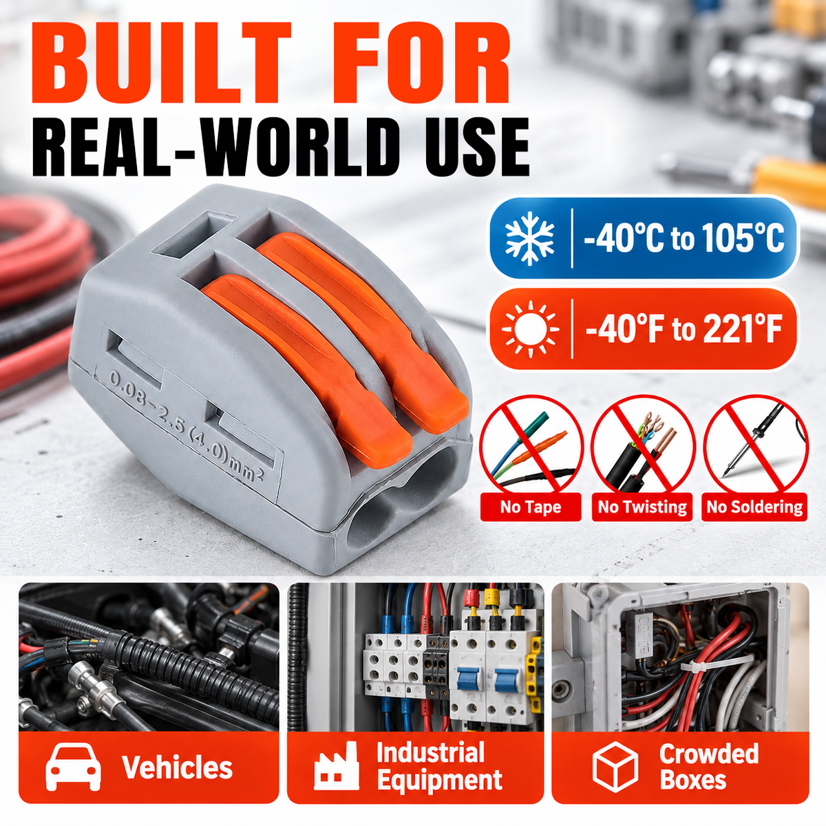 Terminal Block Quick Wire Connector