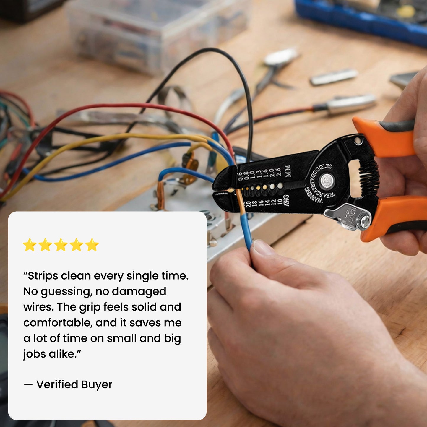 Precision Wire Stripper ( 22-10AWG)