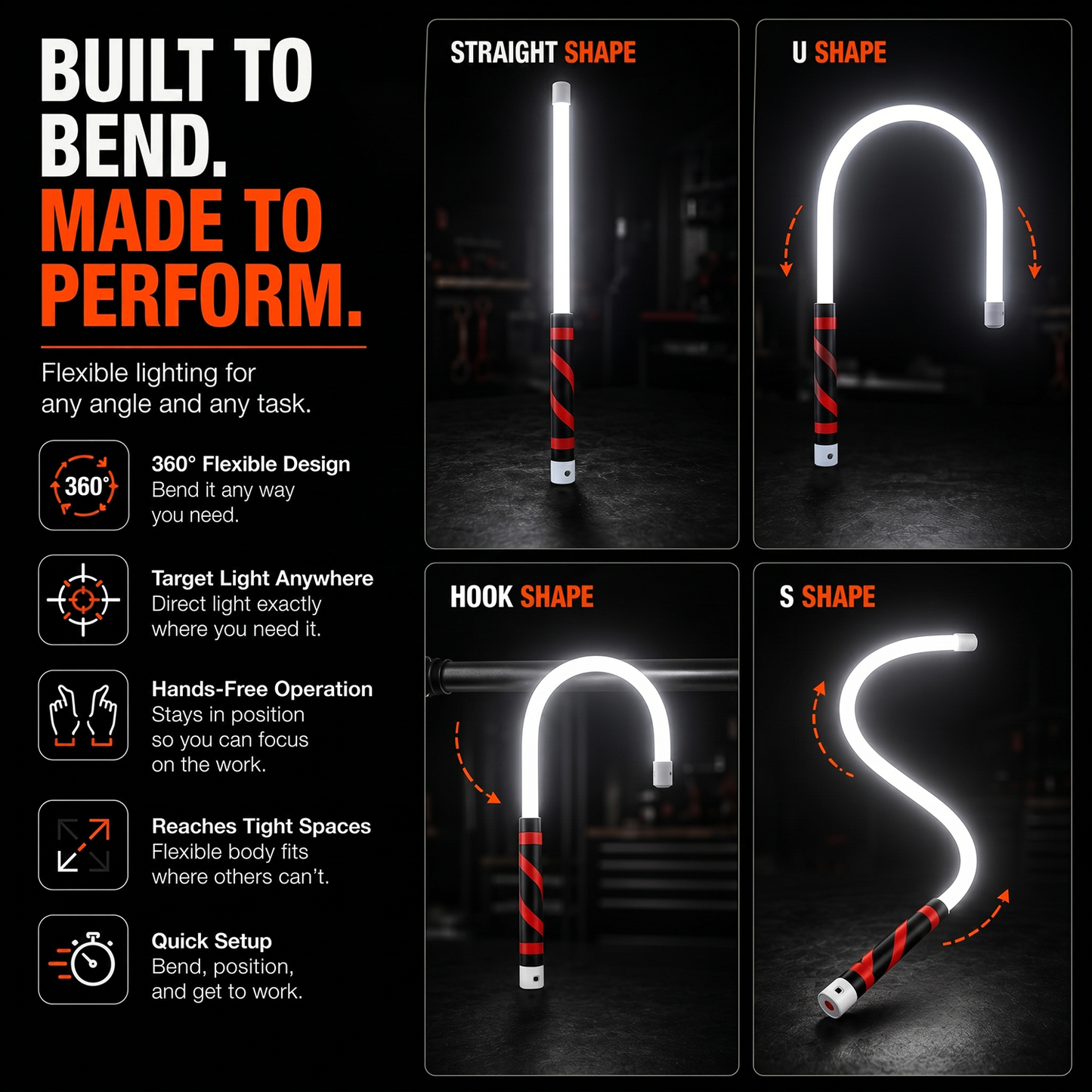 FlexBeam™ Flexible Work Light