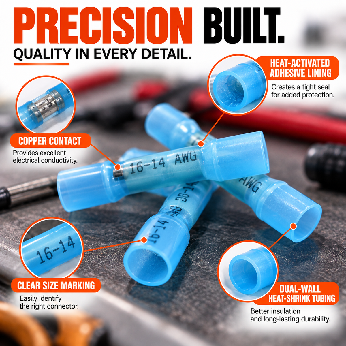 Heat Shrink Butt Connector Kit