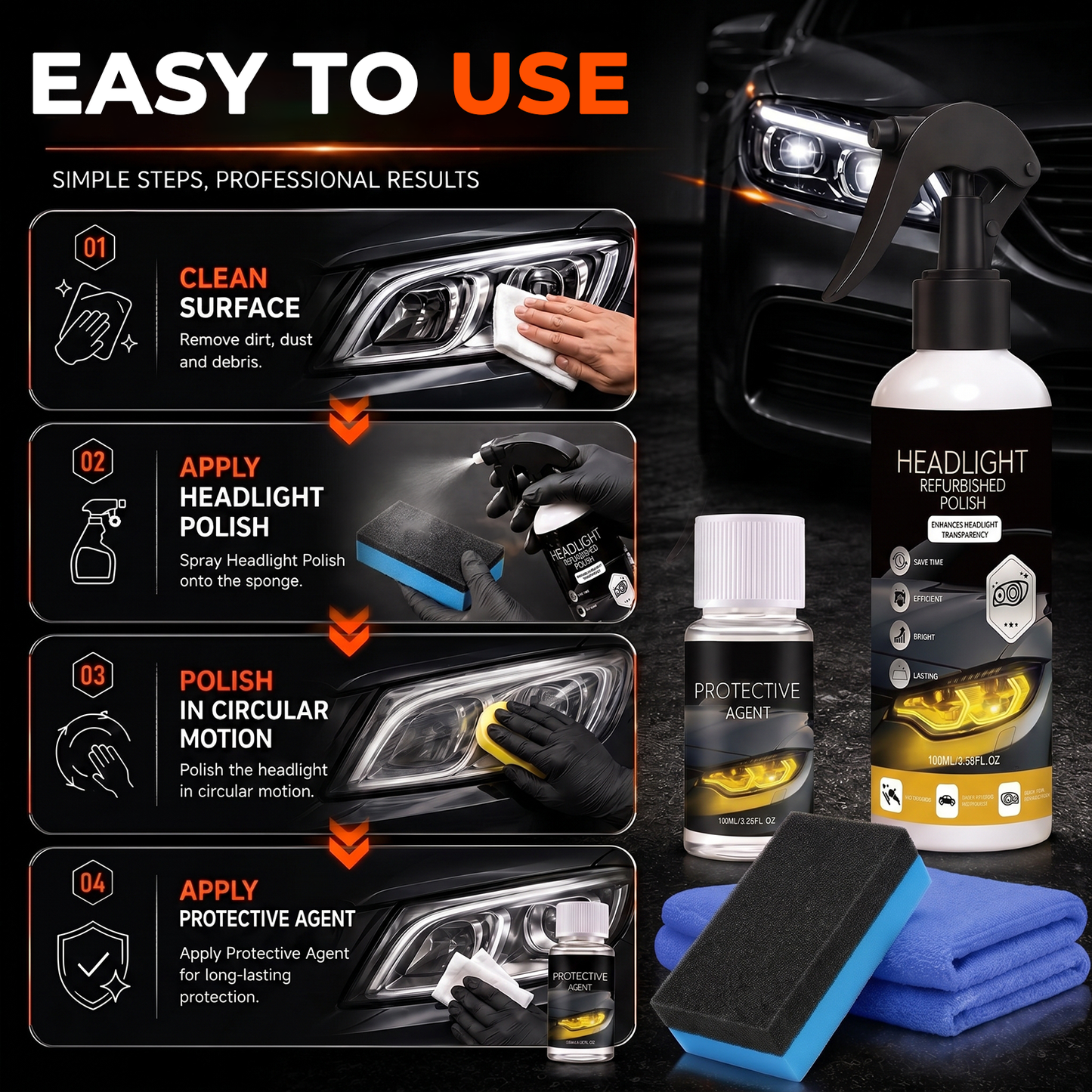 SolderStick Headlight Restore Kit