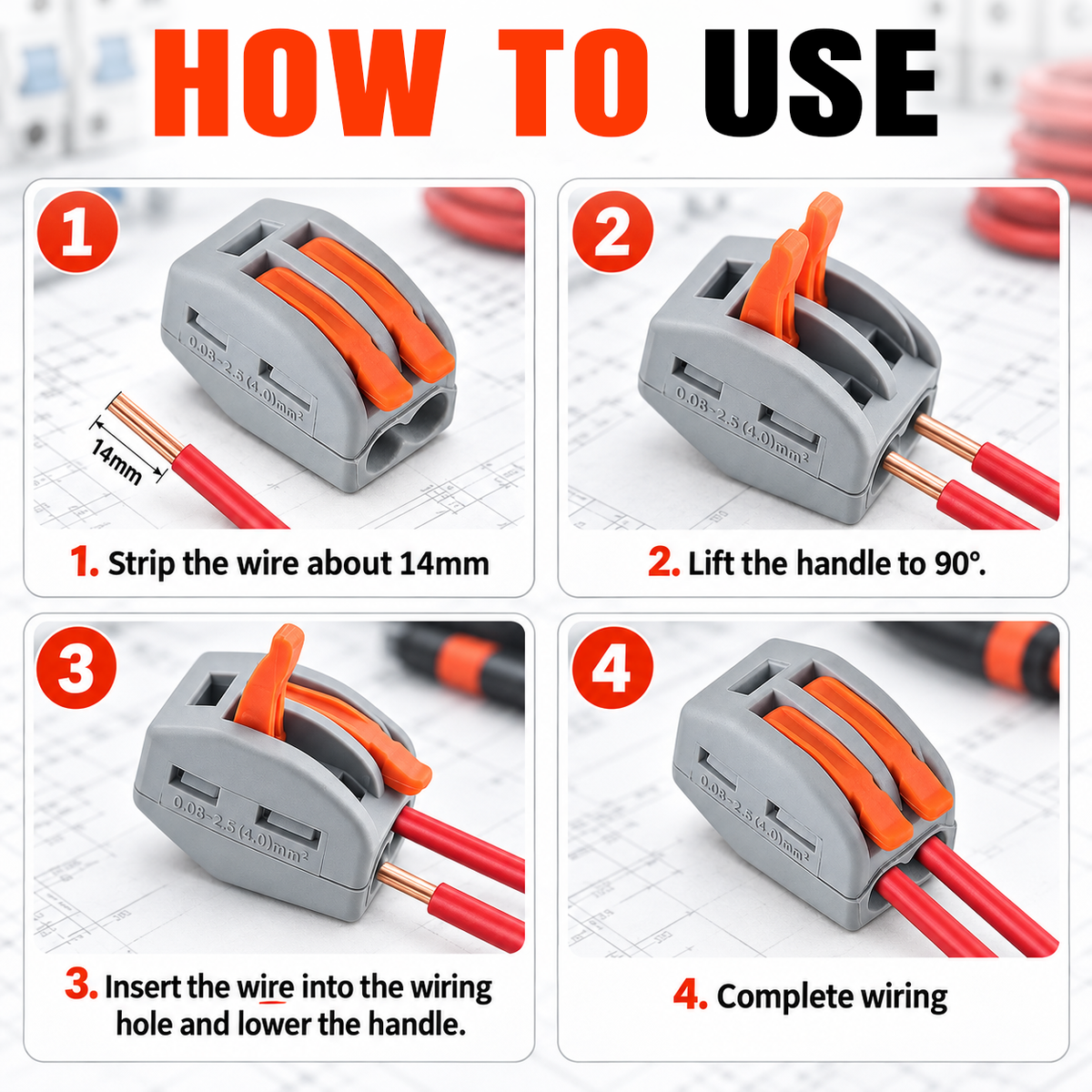 Terminal Block Quick Wire Connector