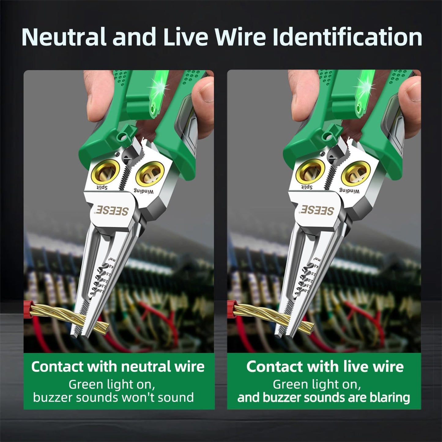 8-in-1 Smart Wire Stripper & Voltage Tester