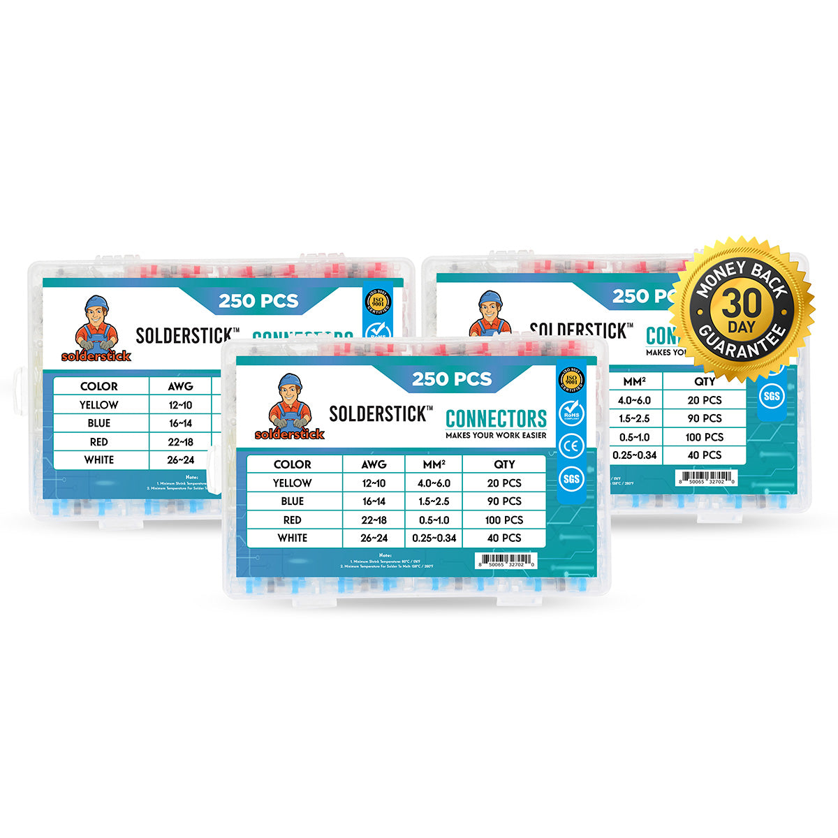 BUY 2 GET 1 FREE (250pcs Solderstick Kit)