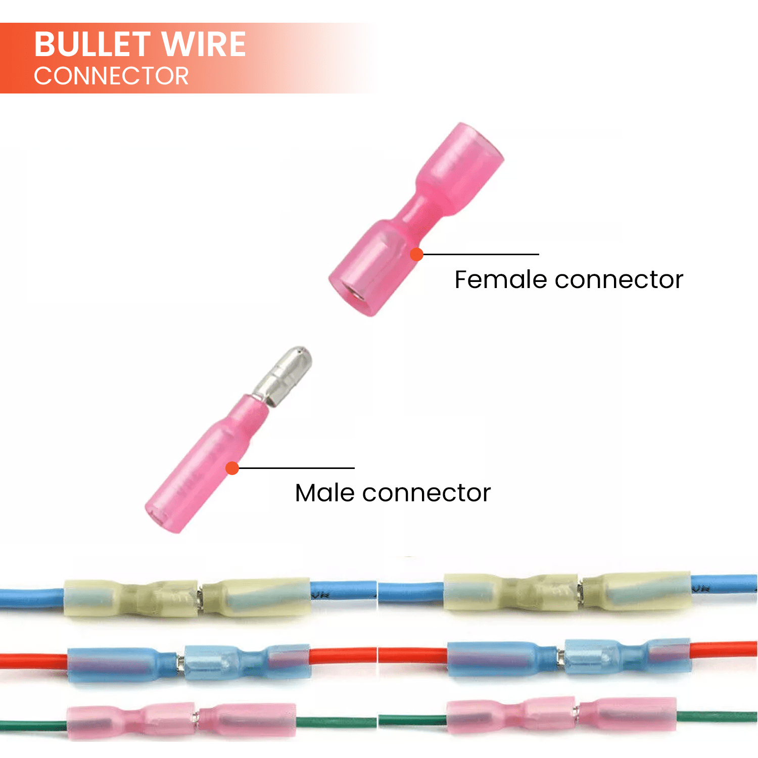 Heat Shrink Bullet Connectors Kit - SolderStick