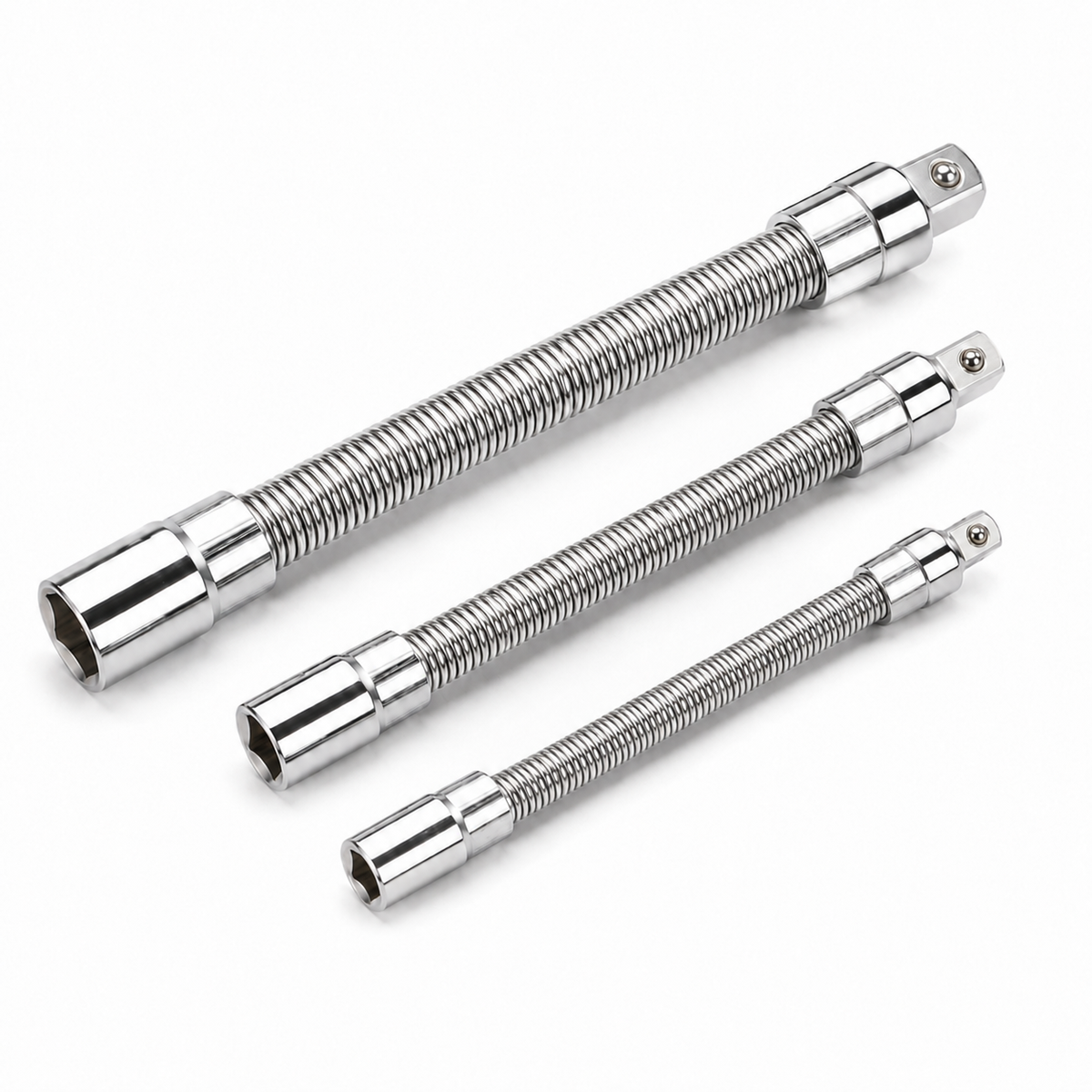 Flexible Socket Extension Bar ( 3-pcs Size Set)