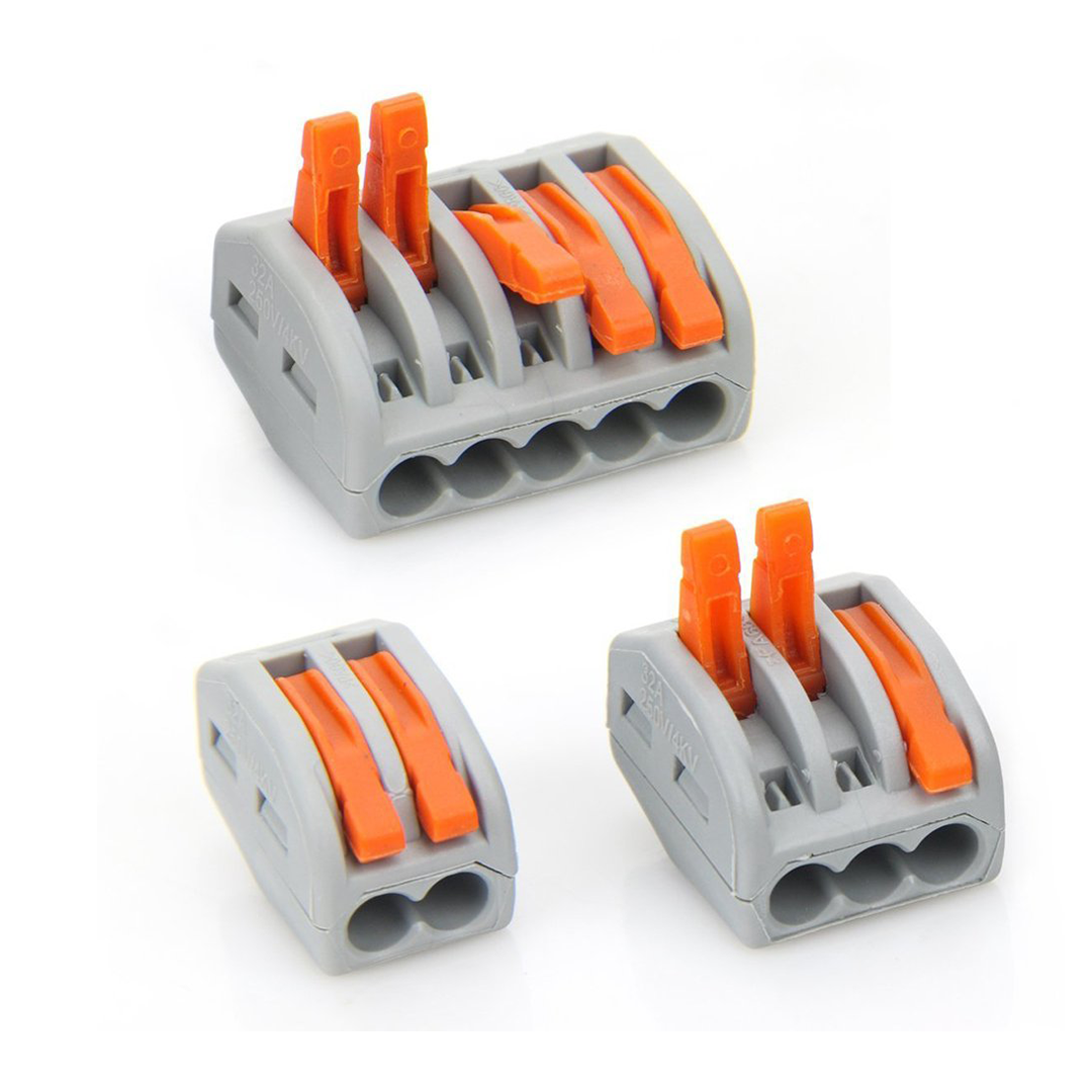 3 Push-in terminal block wire connector 