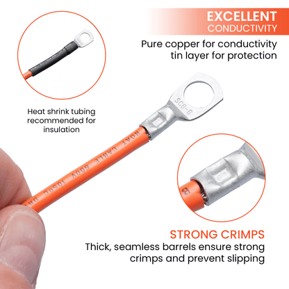 Tinned Copper Cable Lug - SolderStick