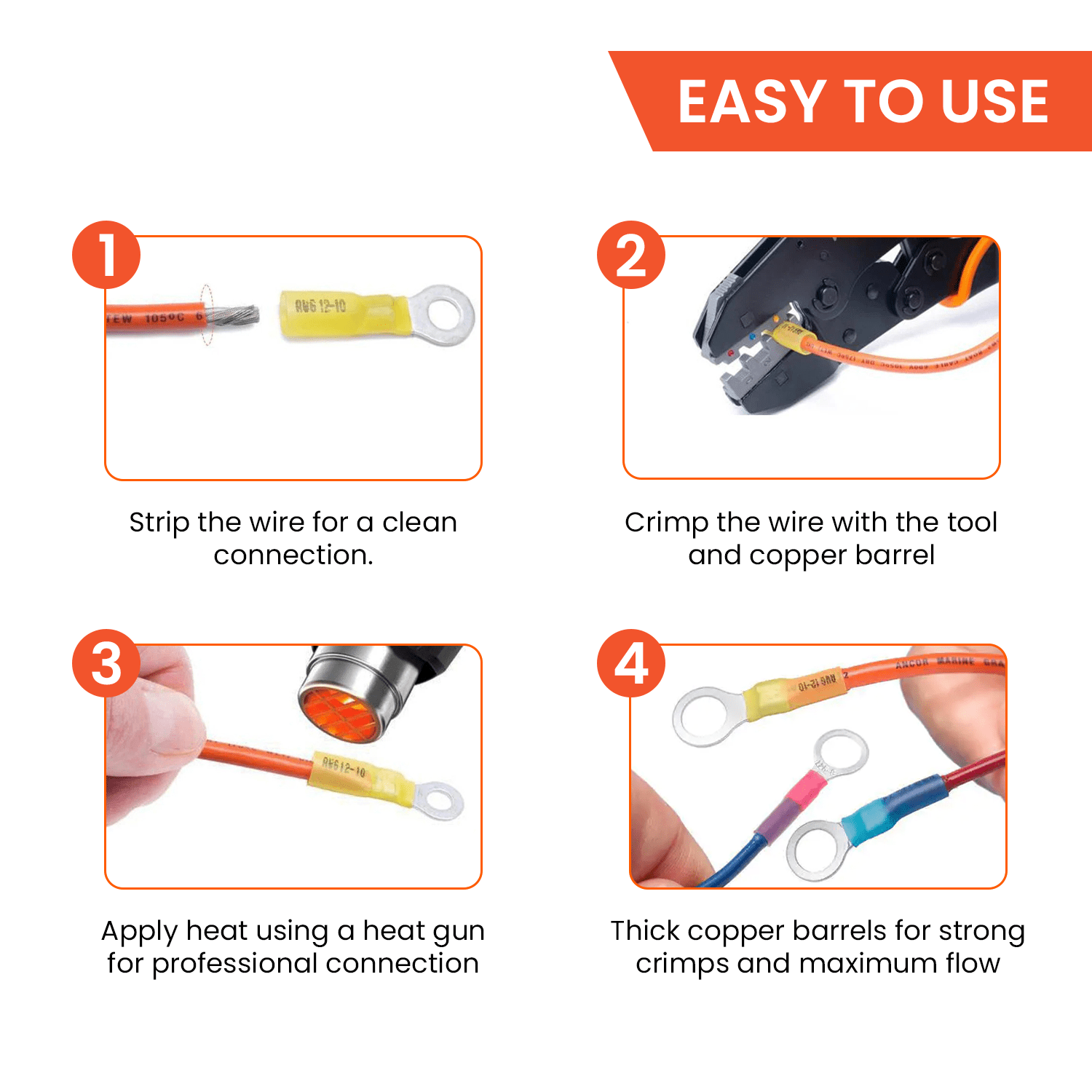 Wire Eyelet Ring Connector Set - SolderStick