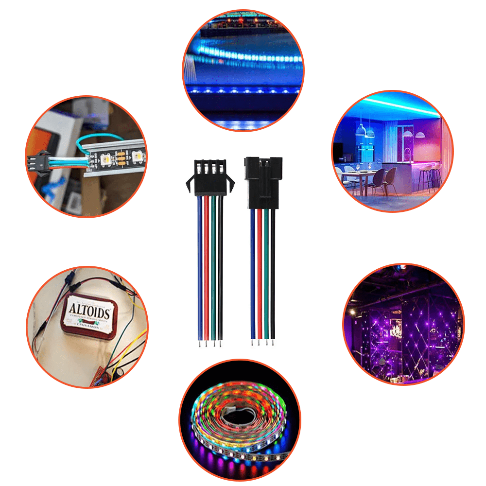 2Pin 3Pin 4Pin 5Pin 6Pin LED Connector - SolderStick