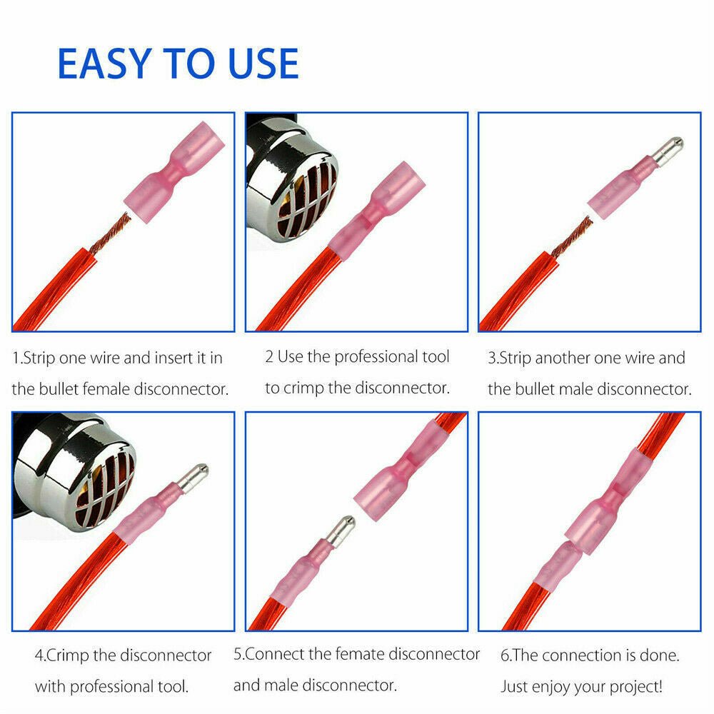 Bullet Plug Bullet Wire Connectors | 12V Marine Connectors Kit – SolderStick